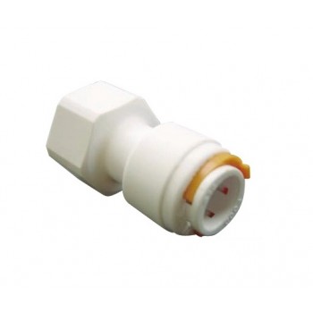 Raccordo femmina/femmina 1/2" per impianti idrici rapidi KP Ø 12 mm 